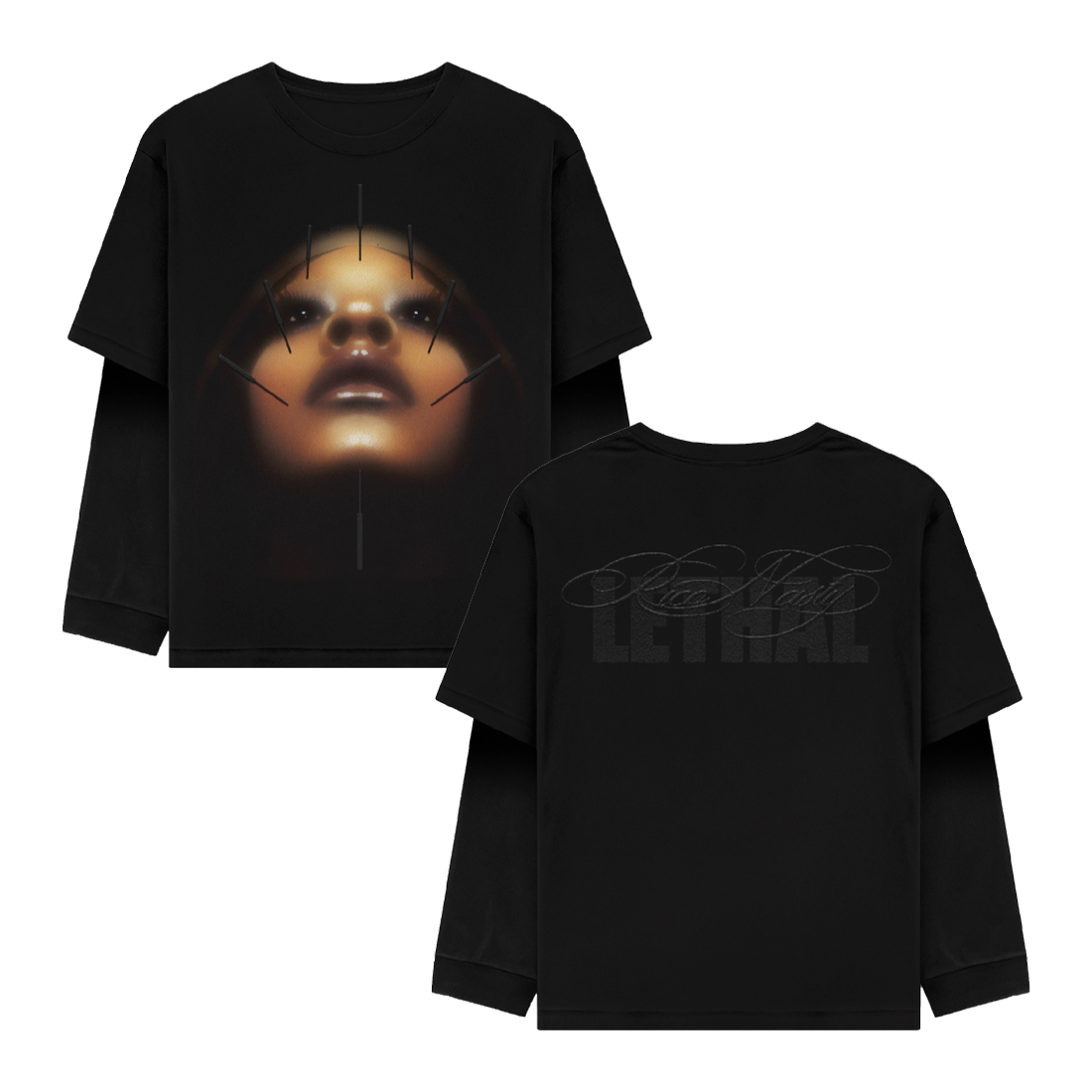 Lethal 2 in 1 Long Sleeve (BLACK OR GRAY)