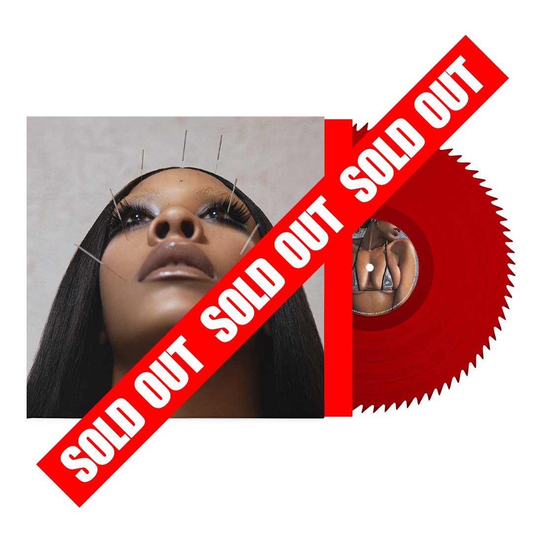 Lethal Red Sawblade Vinyl