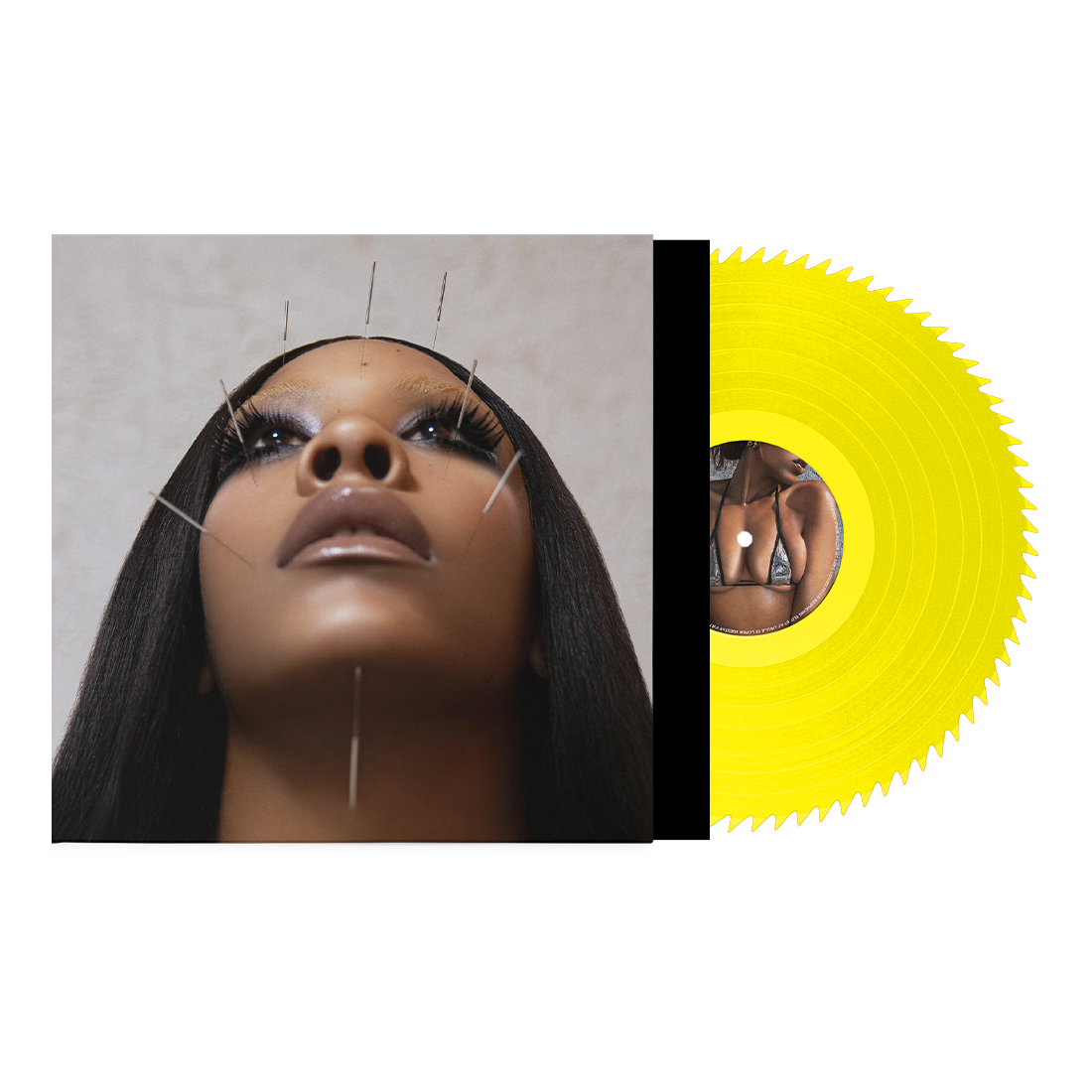 Lethal Neon Yellow Sawblade Vinyl