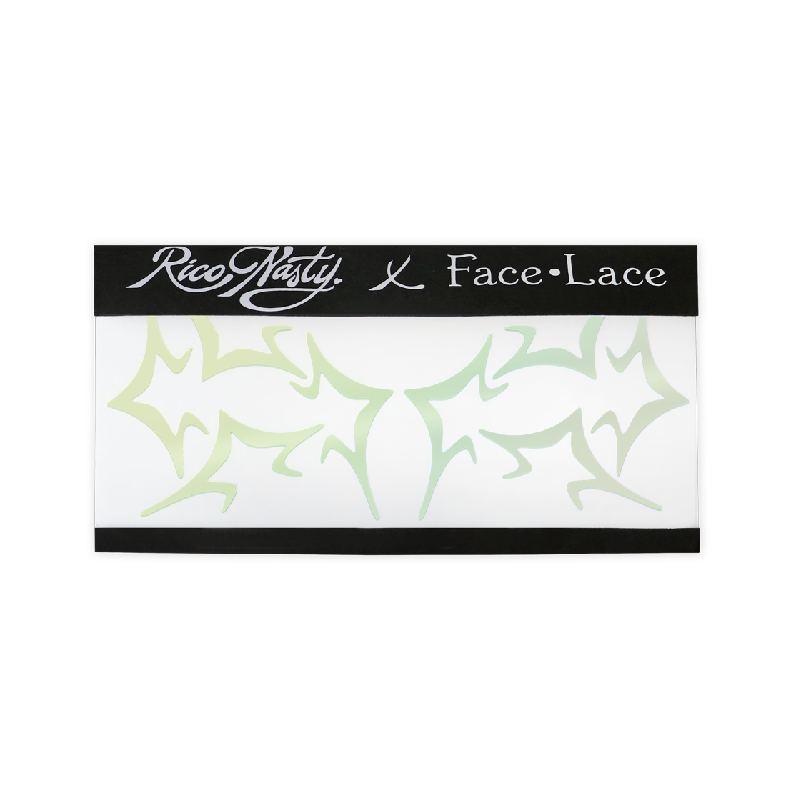 Open Star Face Lace Decal