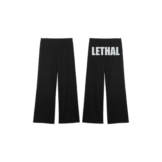 LETHAL BLACK SWEATPANTS